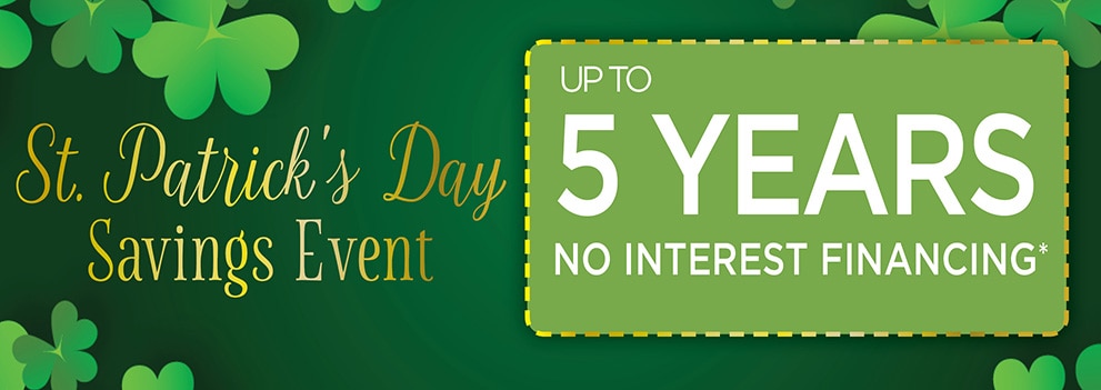 3-13 to 3-17 St. Patricks Day Savings Event