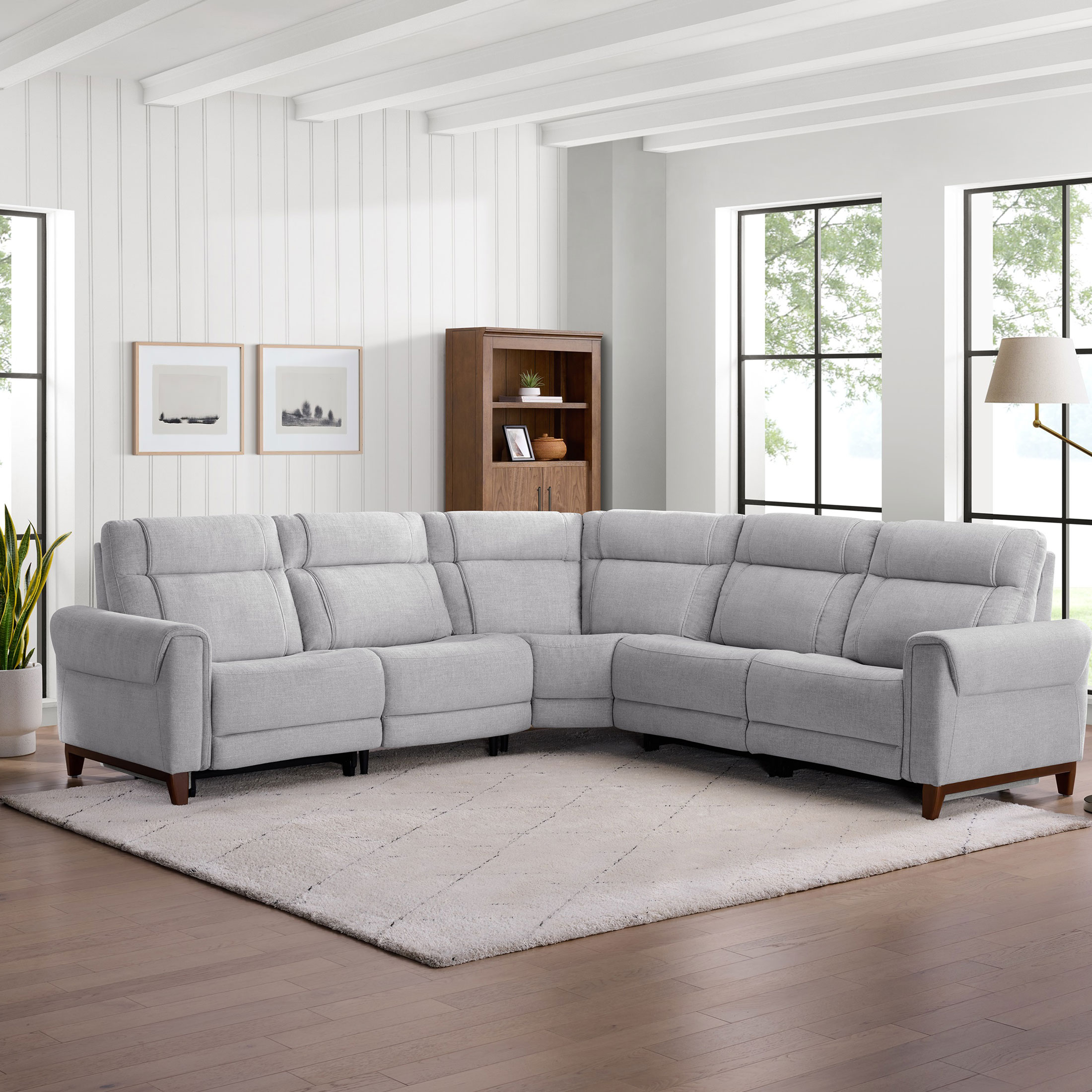 Brent 5 Piece Power Sectional