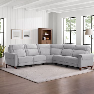 Brent 5 Piece Power Sectional