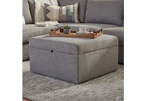  gray ottoman   