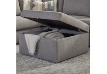  gray ottoman   