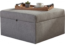  gray ottoman   