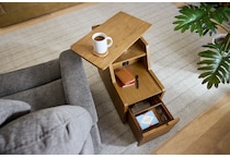  brown occasional tables all   