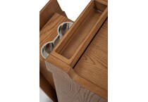  brown occasional tables all   