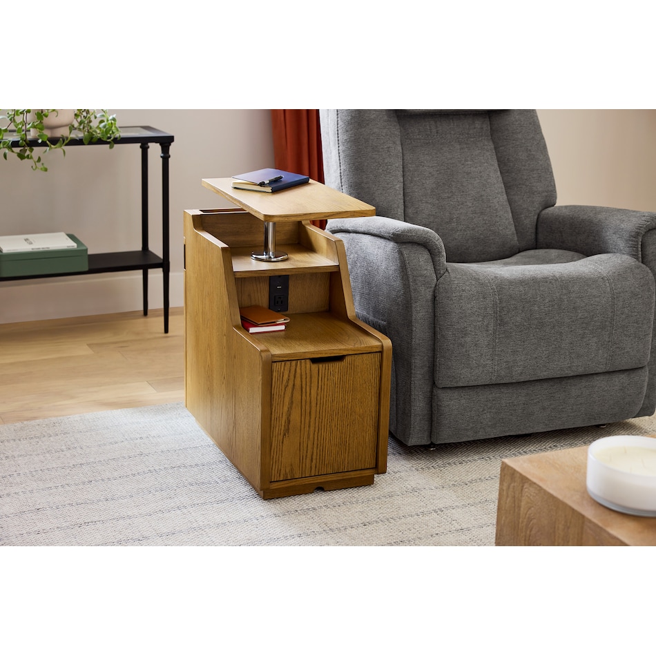  brown occasional tables all   