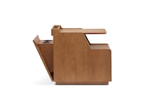  brown occasional tables all   