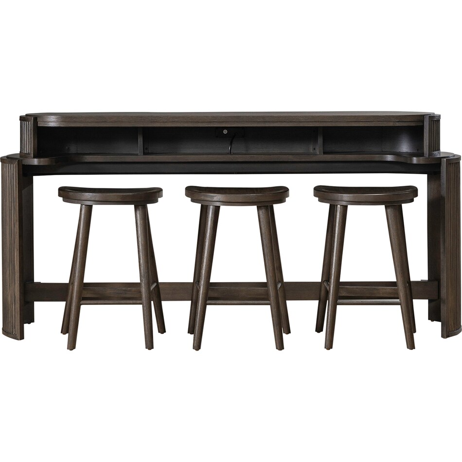 brown occasional tables all   