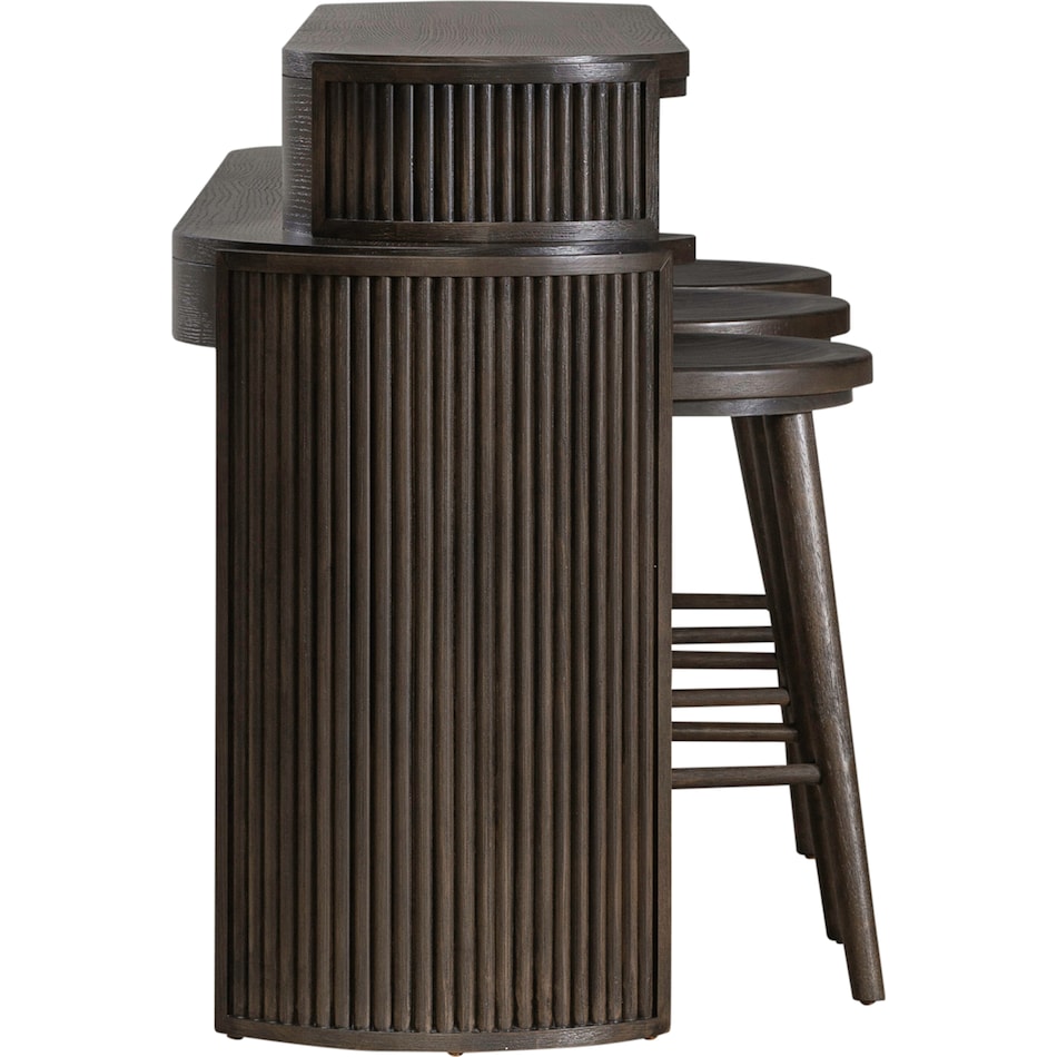  brown occasional tables all   