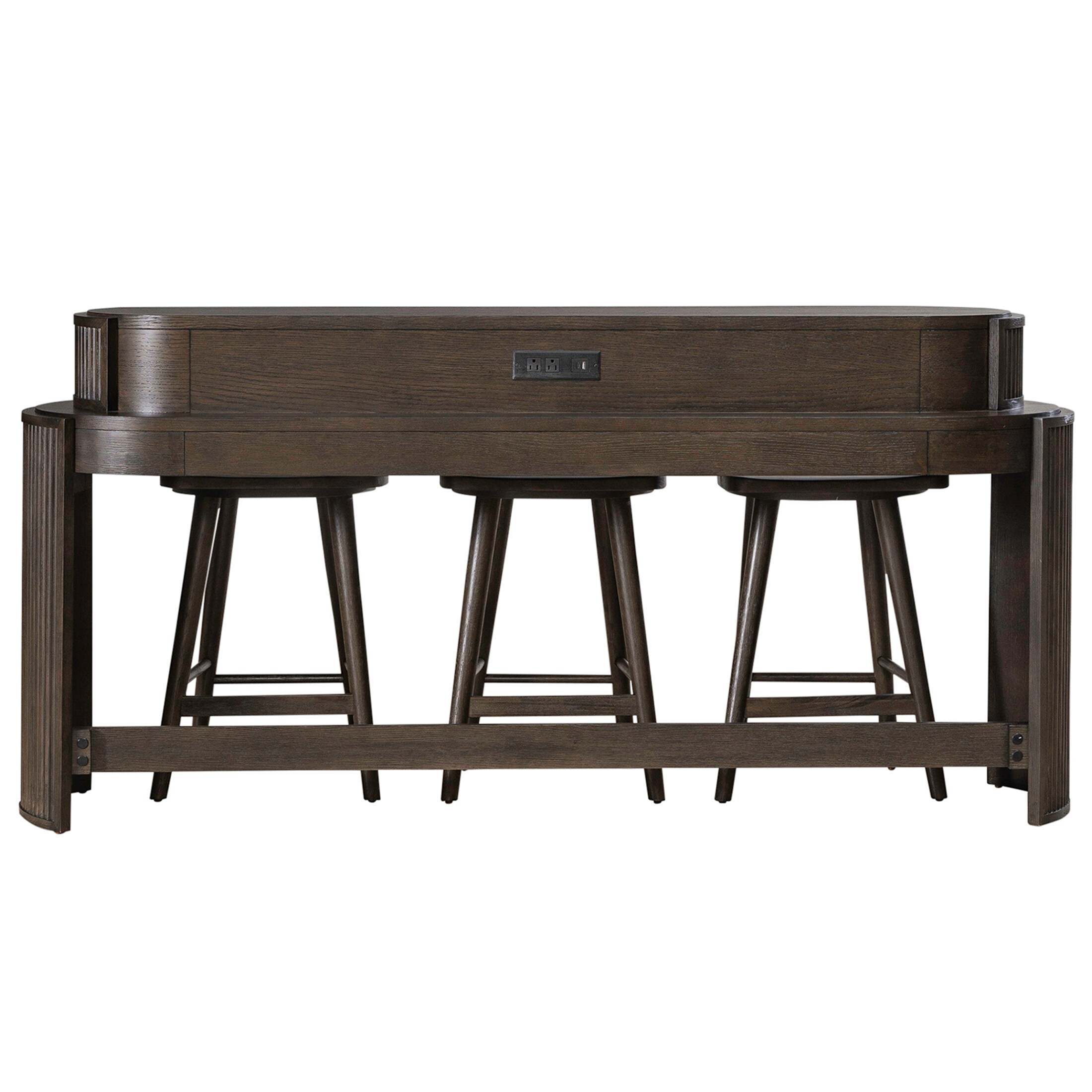 City View 3PC Console Table & 3 Stools