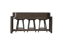  brown occasional tables all   