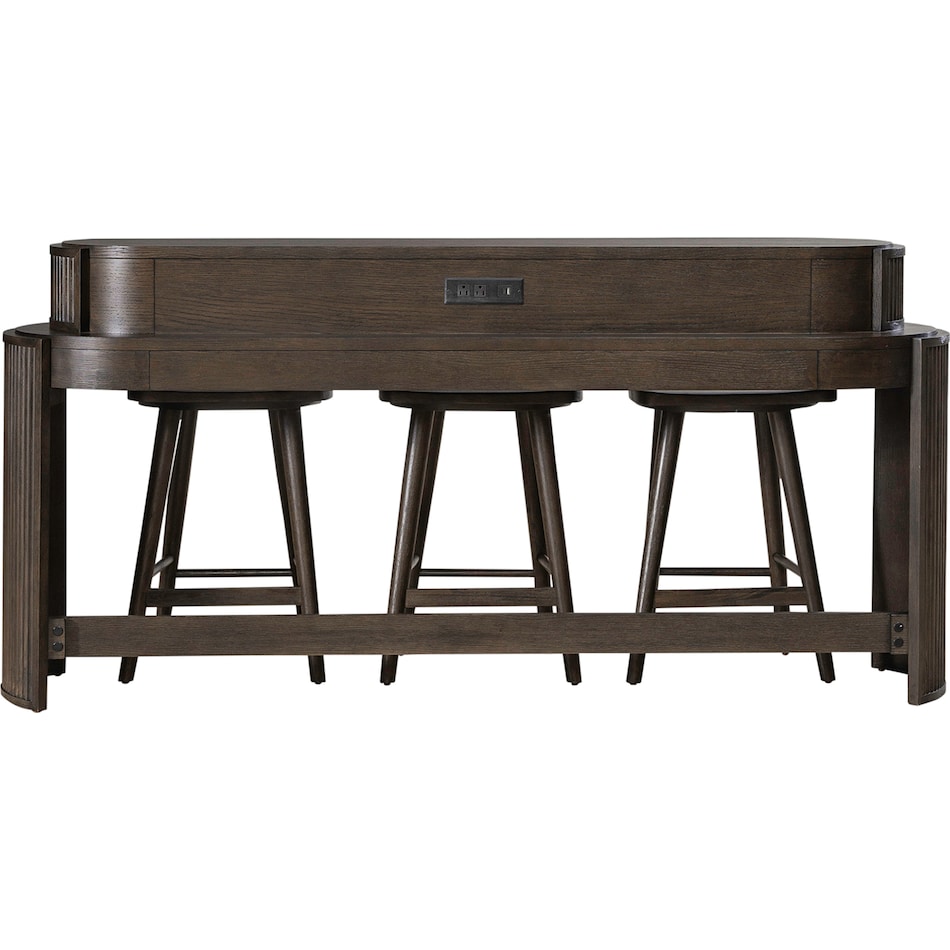  brown occasional tables all   