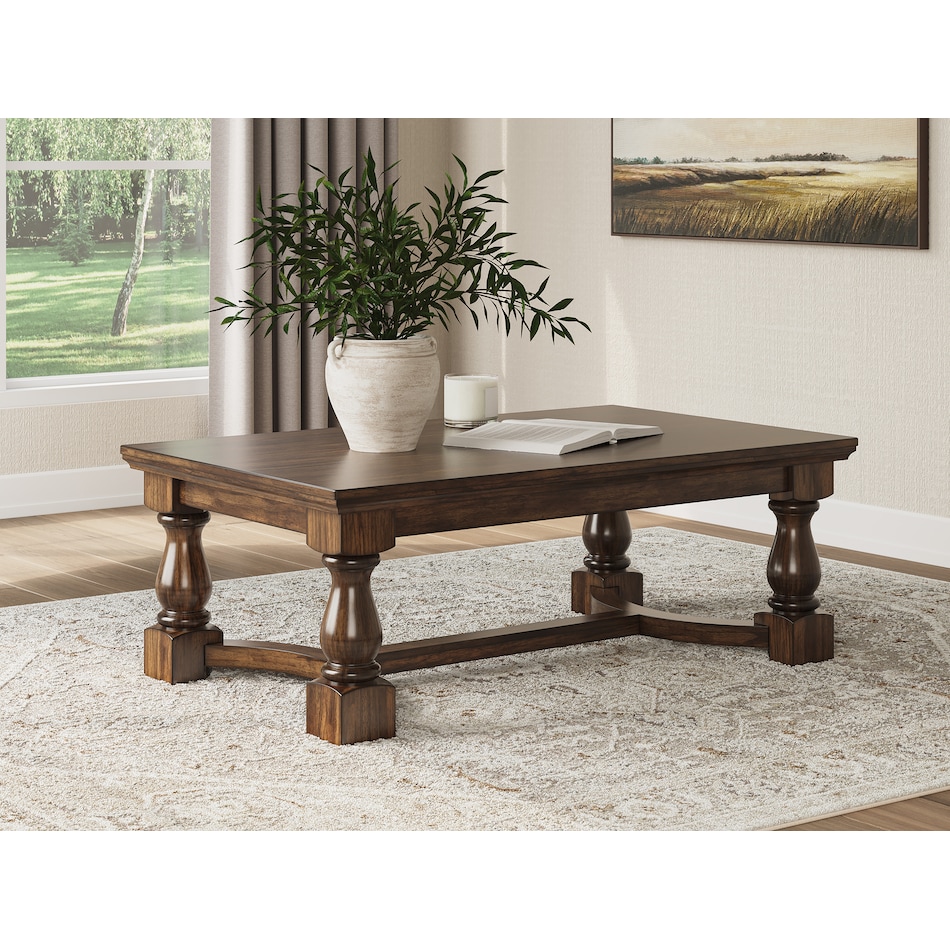 brown occasional tables all   