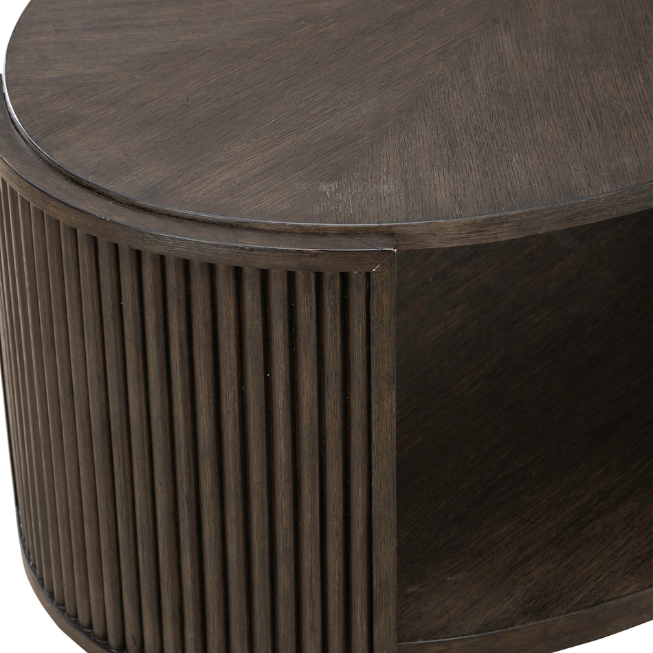  brown occasional tables all   
