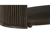  brown occasional tables all   