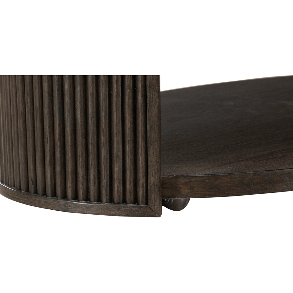  brown occasional tables all   