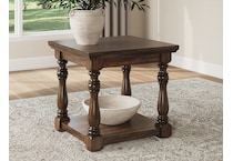  brown occasional tables all   