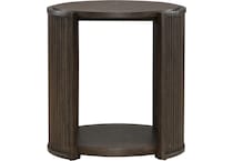  brown occasional tables all   