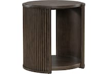 brown occasional tables all   