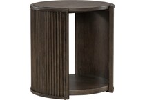  brown occasional tables all   