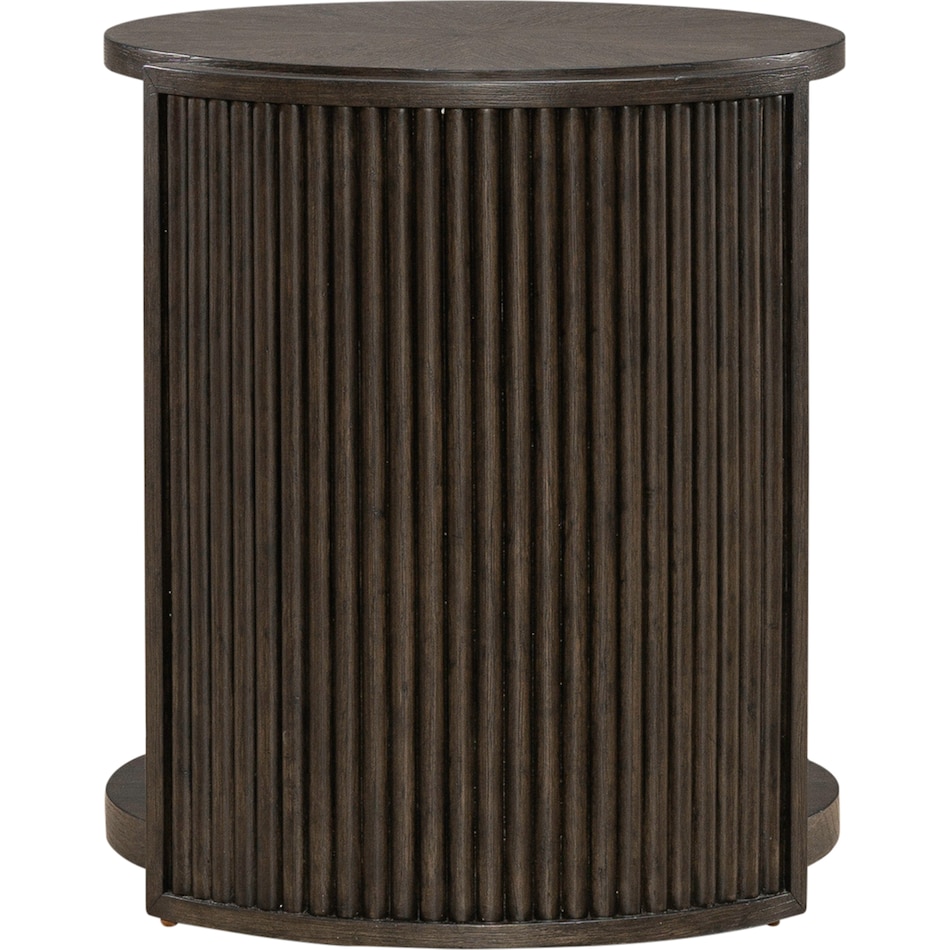  brown occasional tables all   