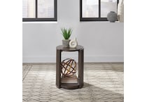  brown occasional tables all   
