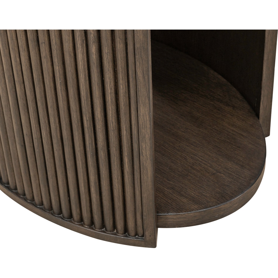  brown occasional tables all   