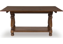  brown occasional tables all   