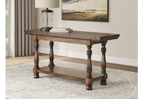  brown occasional tables all   