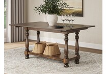  brown occasional tables all   