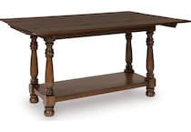  brown occasional tables all   