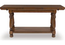  brown occasional tables all   