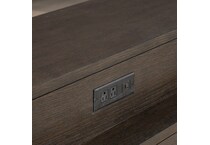  brown occasional tables all   