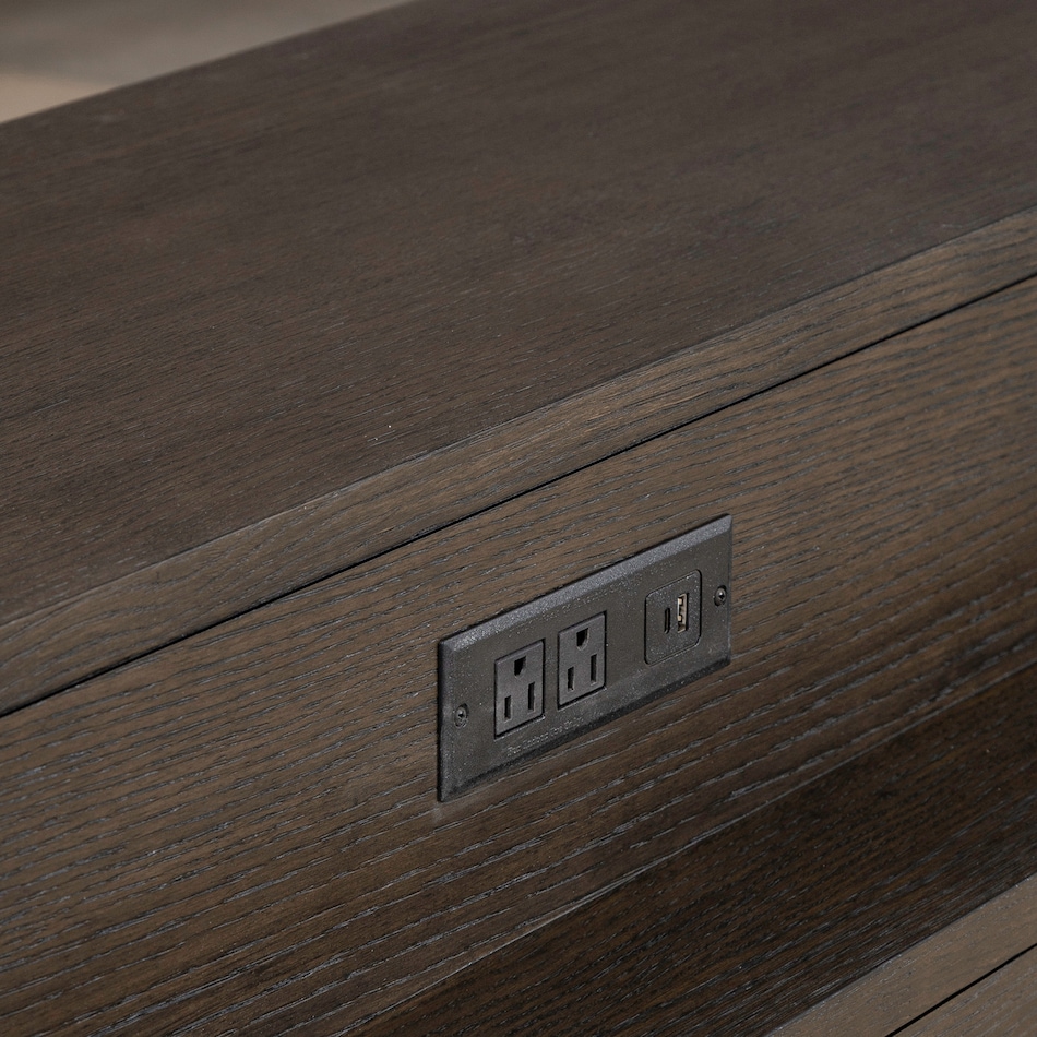  brown occasional tables all   