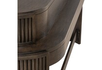  brown occasional tables all   
