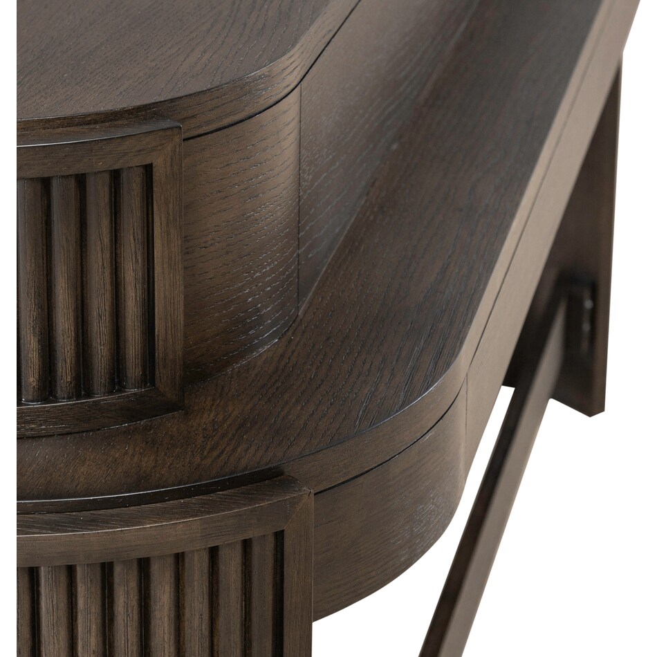  brown occasional tables all   