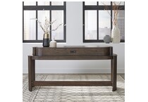  brown occasional tables all   