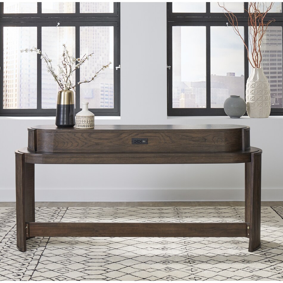  brown occasional tables all   