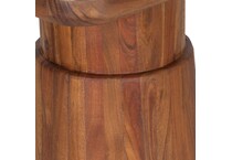  brown occasional tables all   