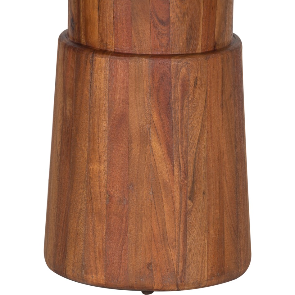  brown occasional tables all   