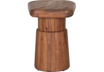  brown occasional tables all   