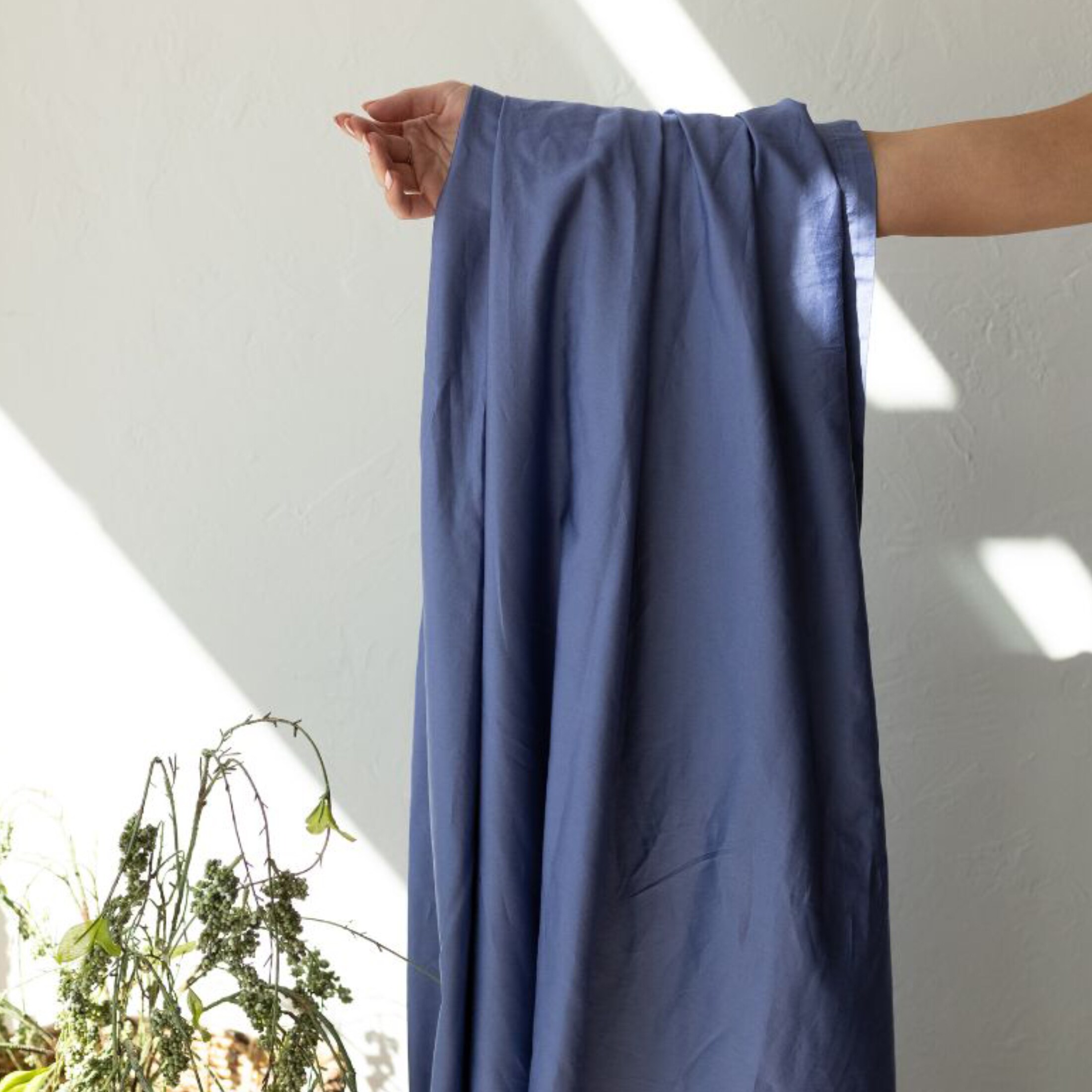 Enhanced Bamboo Split King Blue Sheet Set