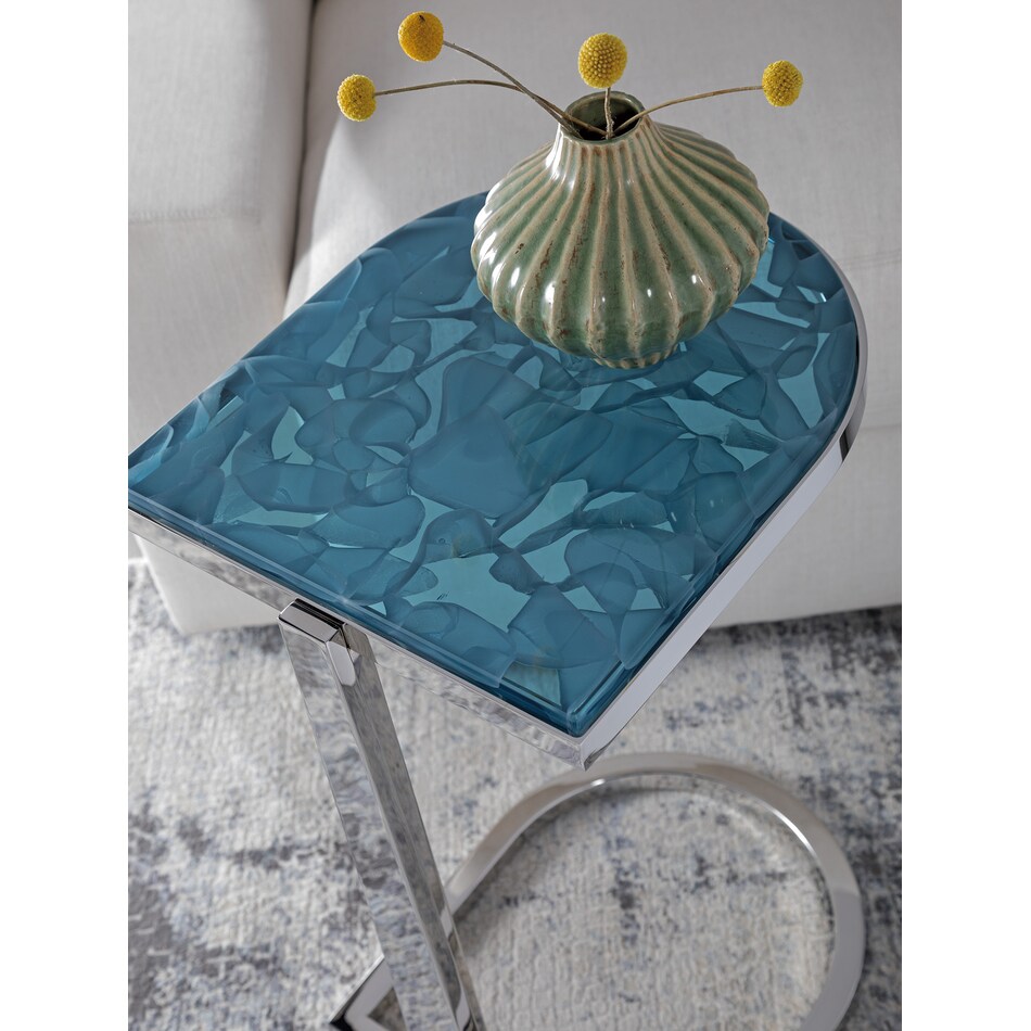  blue occasional tables all   