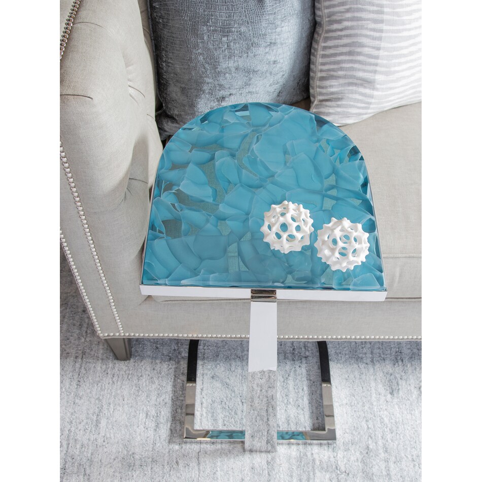  blue occasional tables all   