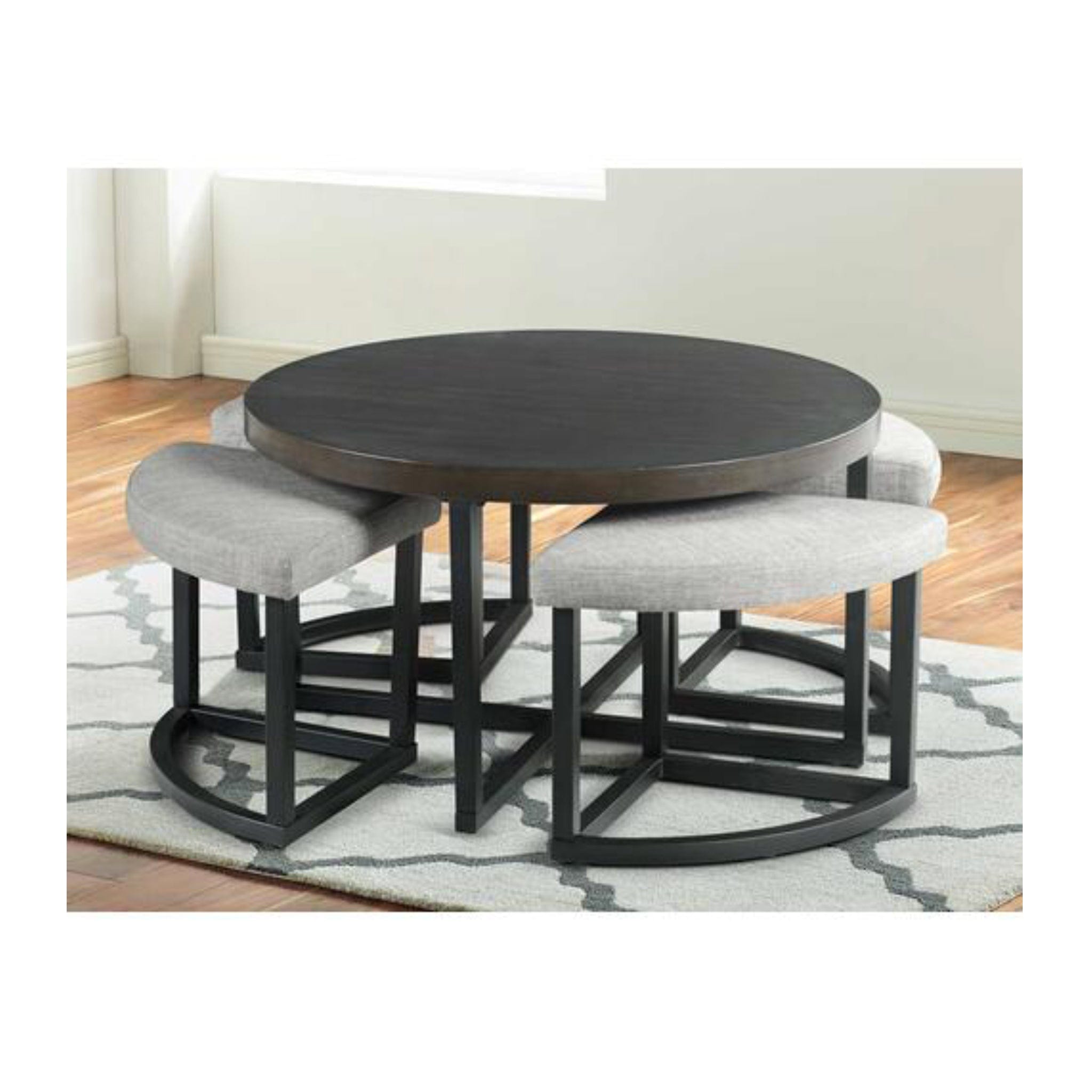 Yukon Cocktail Table W/Stools