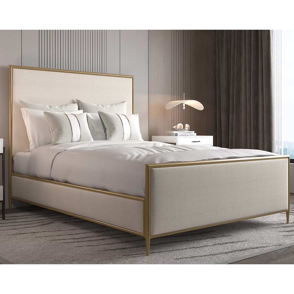  gold metal beds   