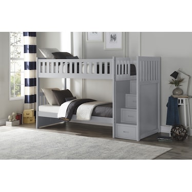 Colors Twin Over Twin Step Bunk