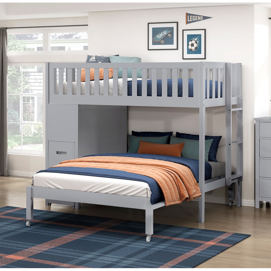  gray kids bedroom   