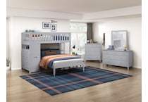  gray kids bedroom   
