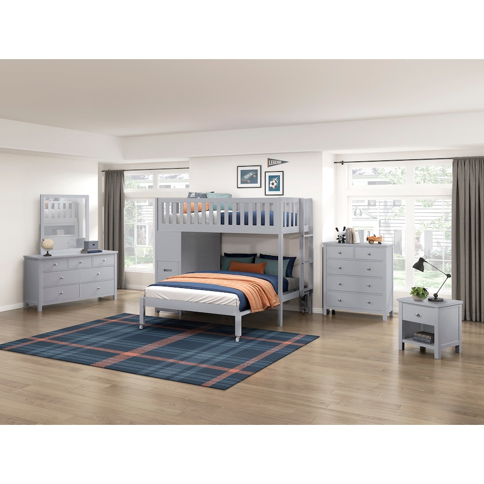  gray kids bedroom   