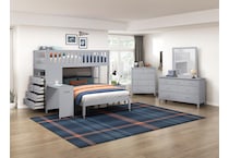  gray kids bedroom   